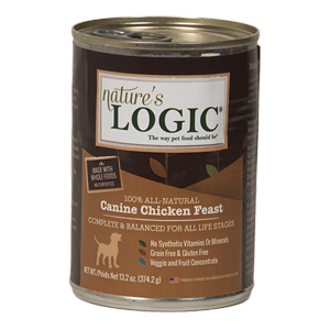 Natures Logic Canned Chicken Dog Food 12/13.2 oz Case natures logic, natures logic, canned, chicken, dog food, dog